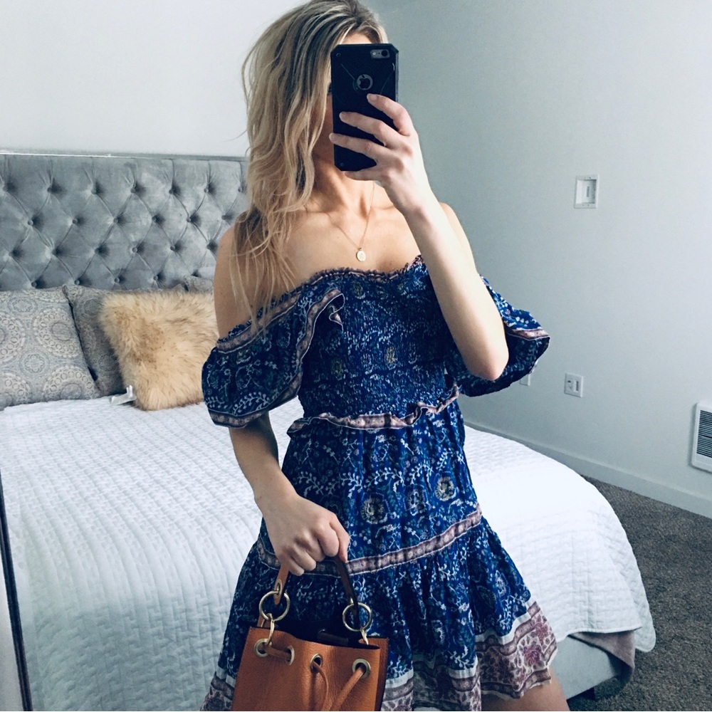 Sea New York Blue Floral Dress